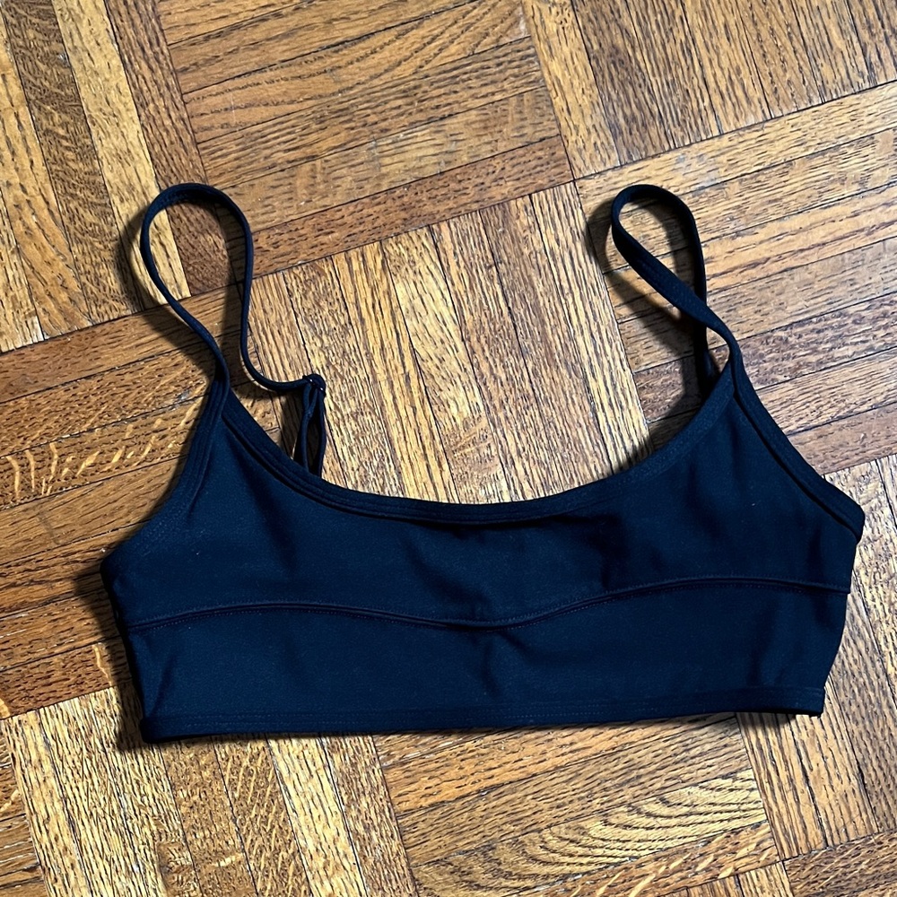 NWOT SET Active Sportbody Black Bra Activewear Size XS w/ Adjustable Straps